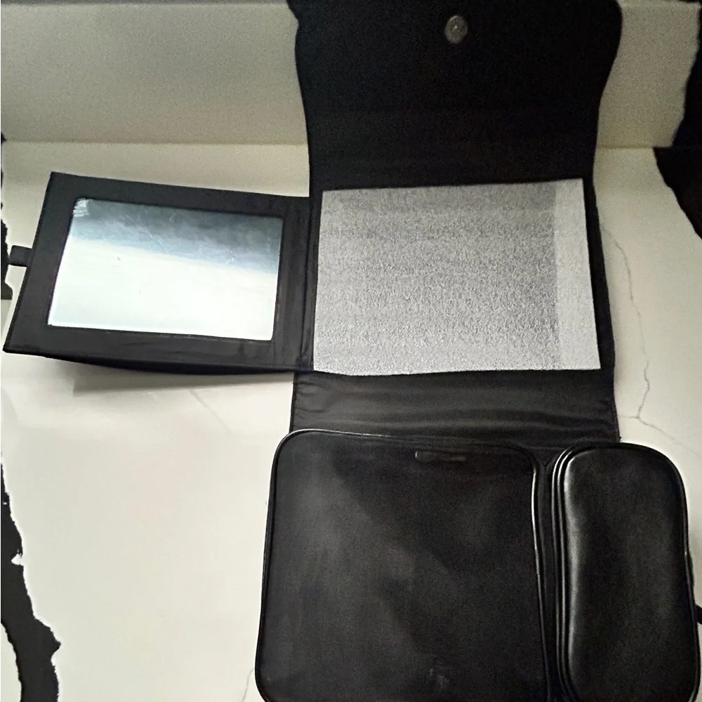 Dior Beauty Black Vanity Cosmetic Bag